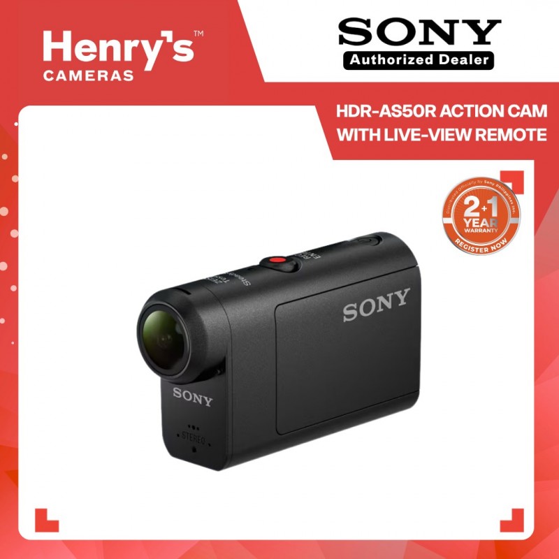 Sony HDR-AS50R Action Cam with Live-View Remote [ONLINE PRICE]